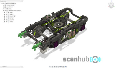 Scan Hub Rail bogie scan and modelling