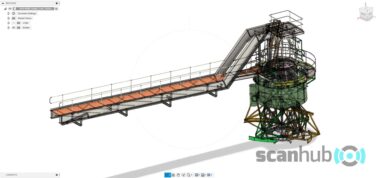 Scanning and Modelling Reverse Engineering Mining Plant