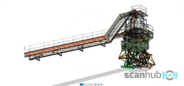 Laser Scanning and Reverse Engineering Mining Plant
