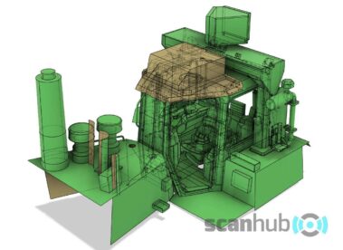 Scanning and Modelling Mining Machines